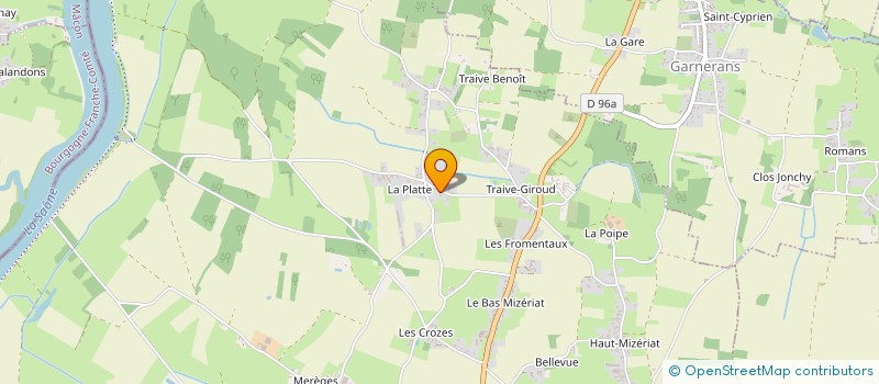 localisation de l'entreprise MONSIEUR PIERRE FROMENT  SAINT-DIDIER-SUR-CHALARONNE