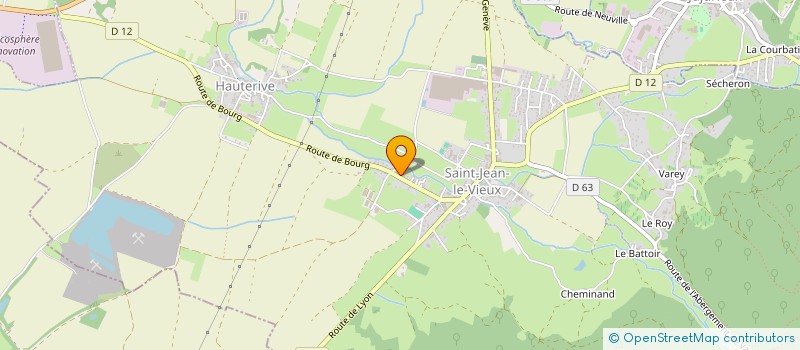 localisation de l'entreprise MONSIEUR PIERRE FRUCTUS  SAINT-DENIS-EN-BUGEY