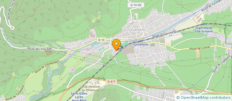 localisation de l'entreprise MONSIEUR PIERRE FUHRMANN  TURCKHEIM