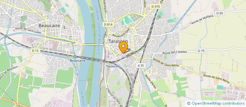 localisation de l'entreprise MONSIEUR PIERRE GABARRE  TARASCON