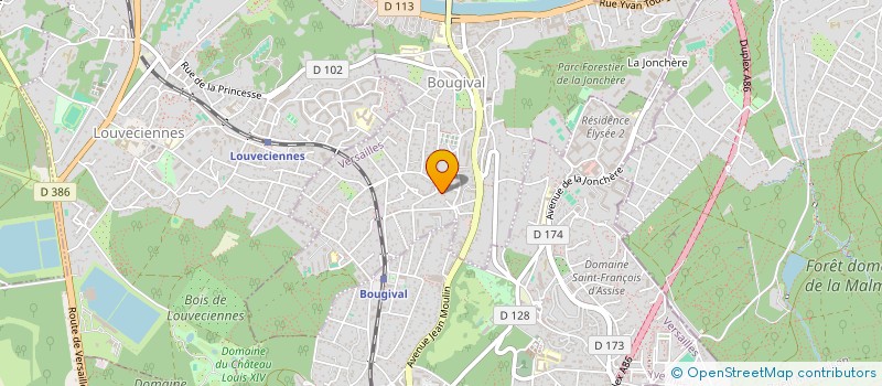 localisation de l'entreprise MONSIEUR PIERRE GABEFF  BOUGIVAL