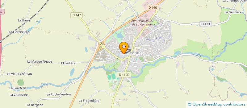 localisation de l'entreprise MONSIEUR PIERRE GABORIAU  TREMENTINES