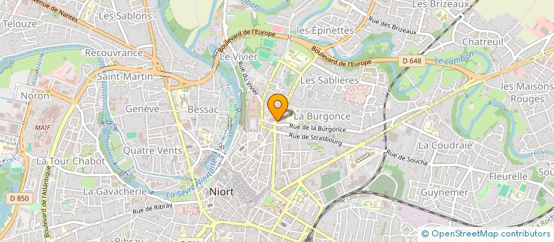 localisation de l'entreprise MONSIEUR PIERRE GABORIAU à NIORT