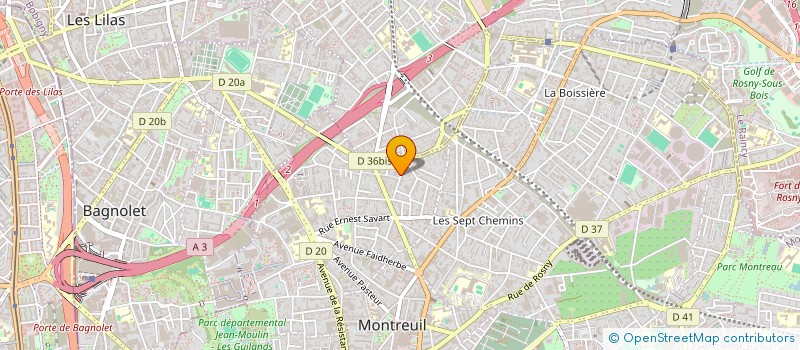 localisation de l'entreprise MONSIEUR PIERRE-GABRIEL PICHON à MONTREUIL