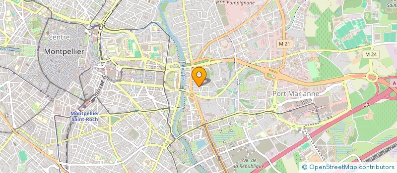 localisation de l'entreprise MONSIEUR PIERRE GACHE à MONTPELLIER