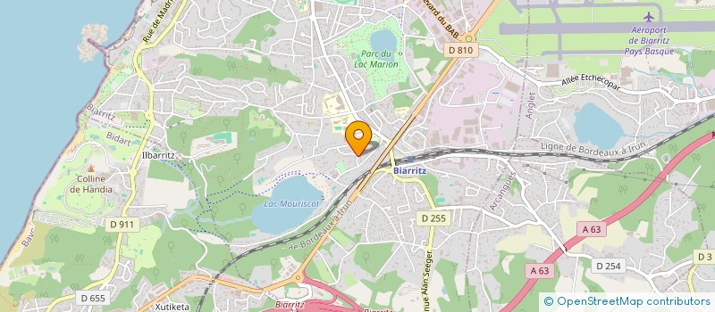 localisation de l'entreprise MONSIEUR PIERRE GACHEN  BIARRITZ