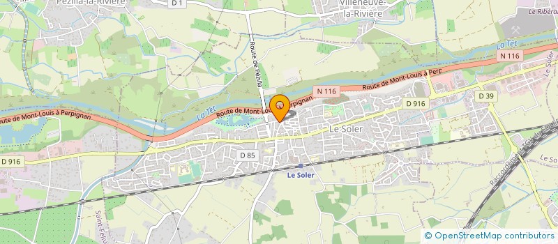 localisation de l'entreprise MONSIEUR PIERRE GADAVE  LE SOLER