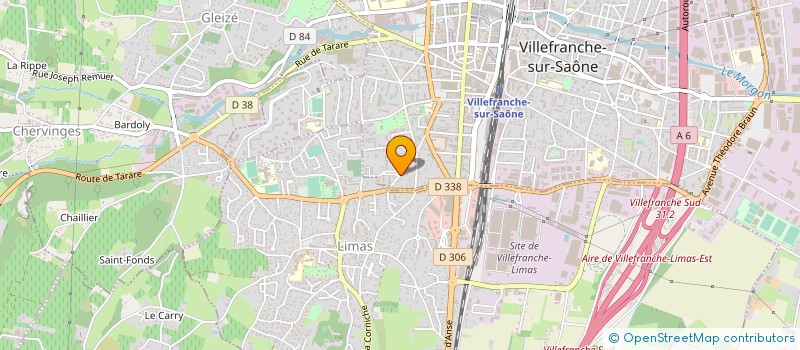 localisation de l'entreprise MONSIEUR PIERRE GADIOLET à VILLEFRANCHE-SUR-SAONE