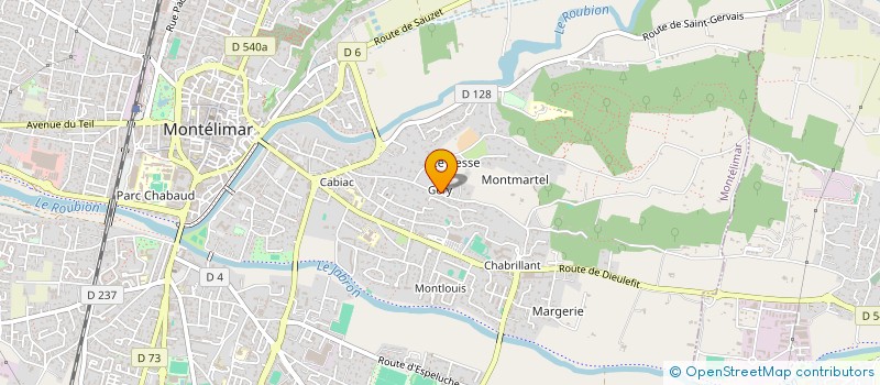 localisation de l'entreprise MONSIEUR PIERRE GAGLIARDI  MONTELIMAR