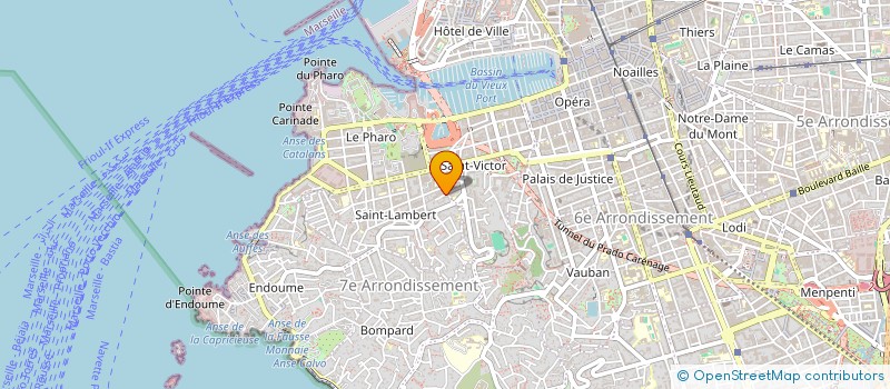 localisation de l'entreprise MONSIEUR PIERRE GAGNIEUR  MARSEILLE