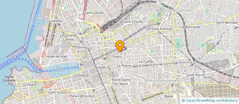 localisation de l'entreprise MONSIEUR PIERRE GAILLARDOT à MARSEILLE