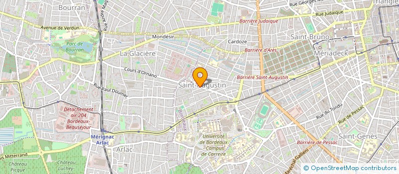 localisation de l'entreprise MONSIEUR PIERRE GALABERT à BORDEAUX