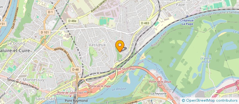 localisation de l'entreprise MONSIEUR PIERRE GALAND  CALUIRE-ET-CUIRE