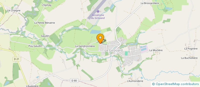 localisation de l'entreprise MONSIEUR PIERRE GALARNEAU  LE GIROUARD