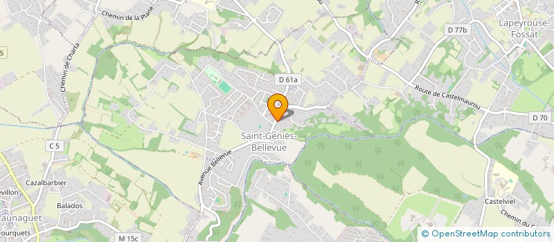 localisation de l'entreprise MONSIEUR PIERRE GALAUP  SAINT-GENIES-BELLEVUE