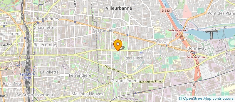 localisation de l'entreprise MONSIEUR PIERRE GALECKI  VILLEURBANNE