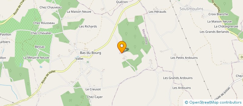 localisation de l'entreprise MONSIEUR PIERRE GALIPAUD à MONTENDRE