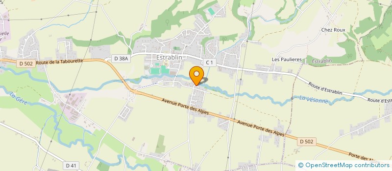 localisation de l'entreprise MONSIEUR PIERRE GALLERAND  ESTRABLIN