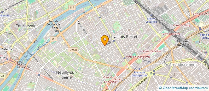 localisation de l'entreprise MONSIEUR PIERRE GALLET à LEVALLOIS-PERRET