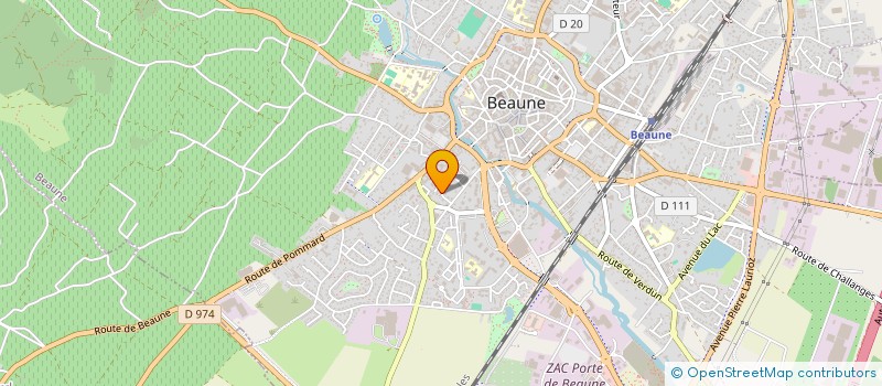localisation de l'entreprise MONSIEUR PIERRE GALLET à BEAUNE