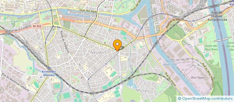 localisation de l'entreprise MONSIEUR PIERRE GALLION à STRASBOURG