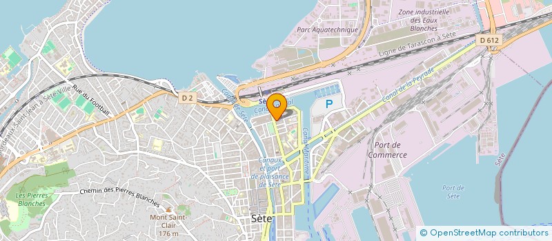 localisation de l'entreprise MONSIEUR PIERRE GALLIZIA  SETE