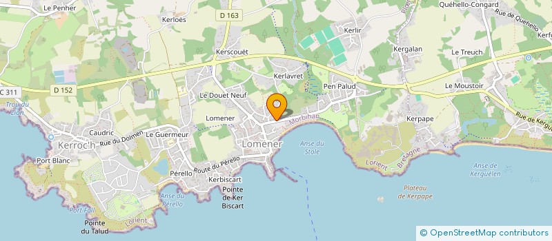 localisation de l'entreprise MONSIEUR PIERRE GALLO à PLOEMEUR