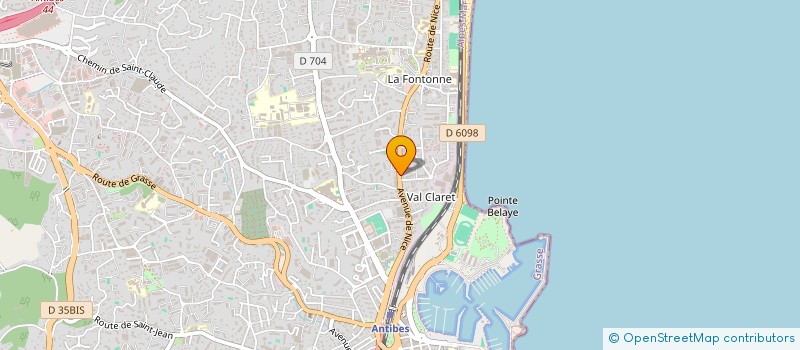localisation de l'entreprise MONSIEUR PIERRE GAMBIER à ANTIBES