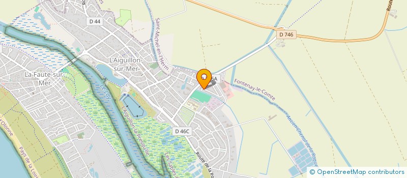 localisation de l'entreprise MONSIEUR PIERRE GANDIAGA  L'AIGUILLON-LA-PRESQU'ILE