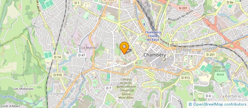 localisation de l'entreprise MONSIEUR PIERRE GANDILLON à CHAMBERY