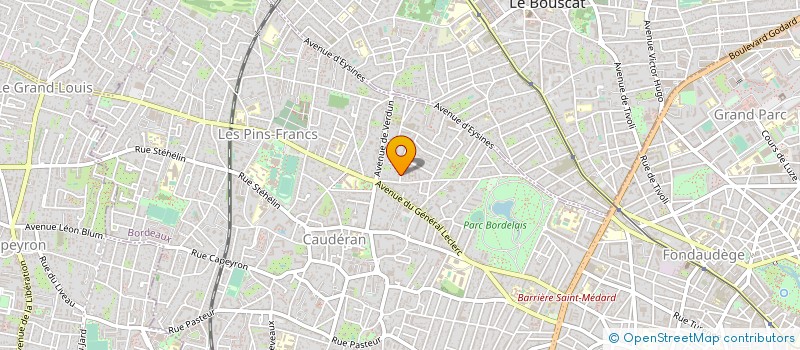 localisation de l'entreprise MONSIEUR PIERRE GANDOET à BORDEAUX