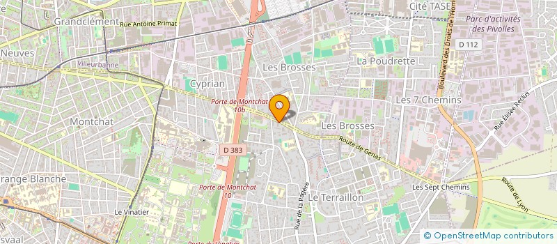 localisation de l'entreprise MONSIEUR PIERRE GANEE  BRON