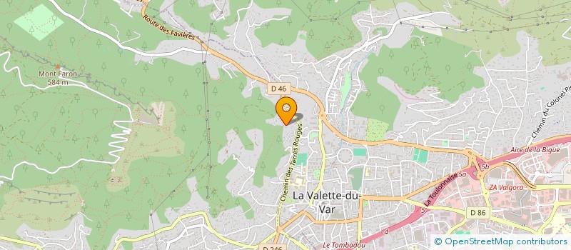 localisation de l'entreprise MONSIEUR PIERRE GANET  TOULON