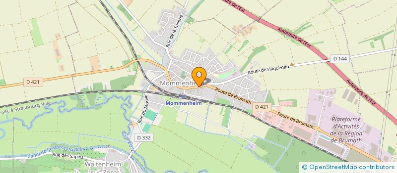 localisation de l'entreprise MONSIEUR PIERRE GANGLOFF  ETTENDORF