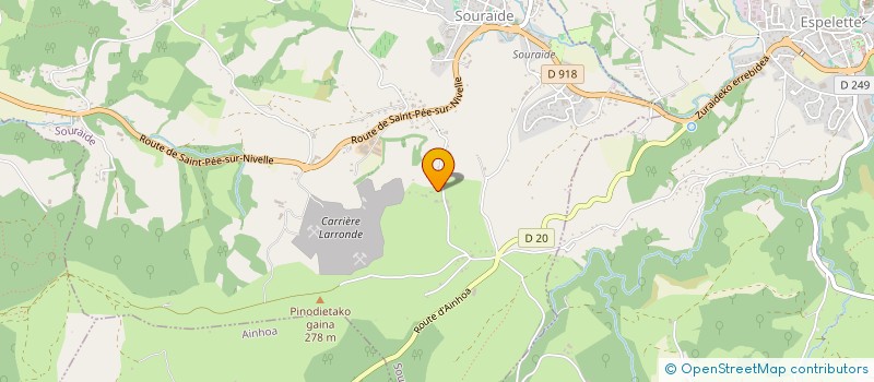 localisation de l'entreprise MONSIEUR PIERRE GARAT à SOURAIDE