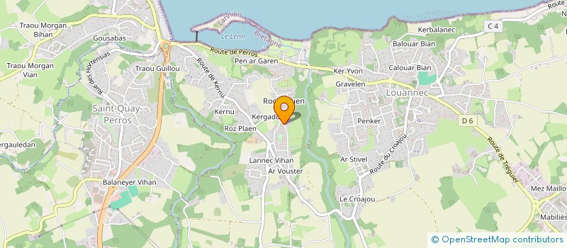 localisation de l'entreprise MONSIEUR PIERRE GARBE  LOUANNEC