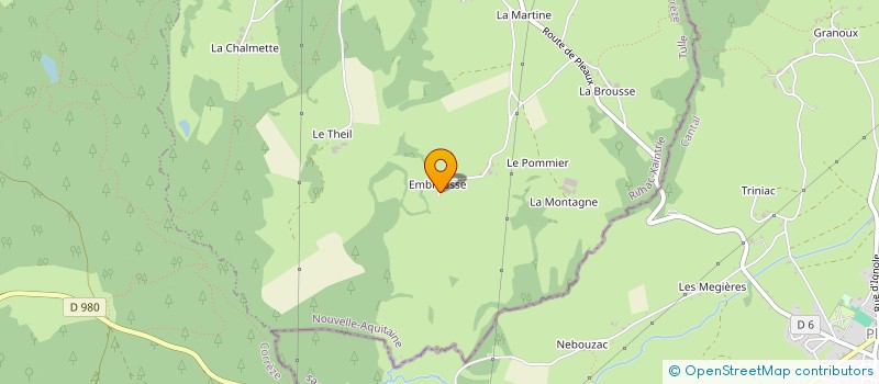 localisation de l'entreprise MONSIEUR PIERRE GARCELON  RILHAC-XAINTRIE