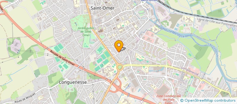 localisation de l'entreprise MONSIEUR PIERRE GARCHETTE  SAINT-OMER