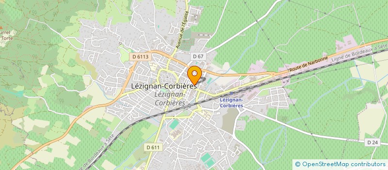 localisation de l'entreprise MONSIEUR PIERRE GARCIA  LEZIGNAN-CORBIERES