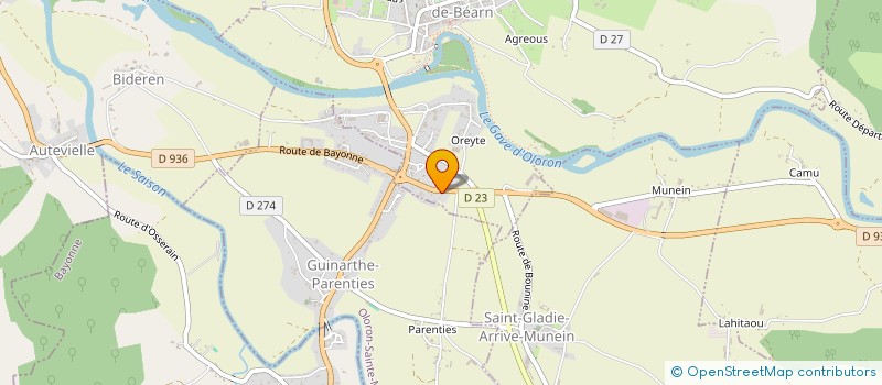 localisation de l'entreprise MONSIEUR PIERRE GARCIA à SAUVETERRE-DE-BEARN