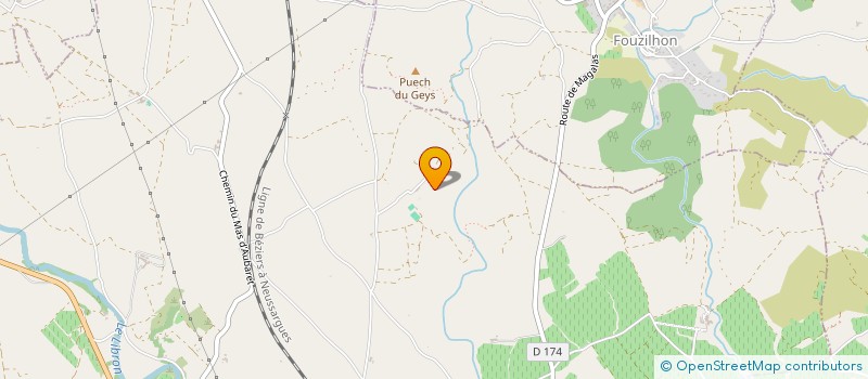 localisation de l'entreprise MONSIEUR PIERRE GARCIA  LAURENS