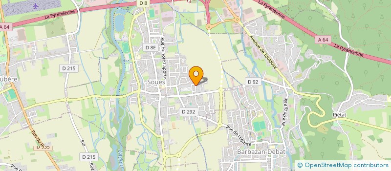 localisation de l'entreprise MONSIEUR PIERRE GARCIA  LALOUBERE