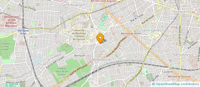 localisation de l'entreprise MONSIEUR PIERRE GARCIA BERTERRETCHE  BORDEAUX