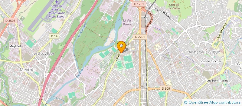 localisation de l'entreprise MONSIEUR PIERRE GARDET à ANNECY