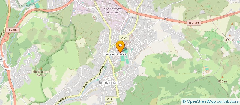 localisation de l'entreprise MONSIEUR PIERRE GARDETTE  ROMAGNAT