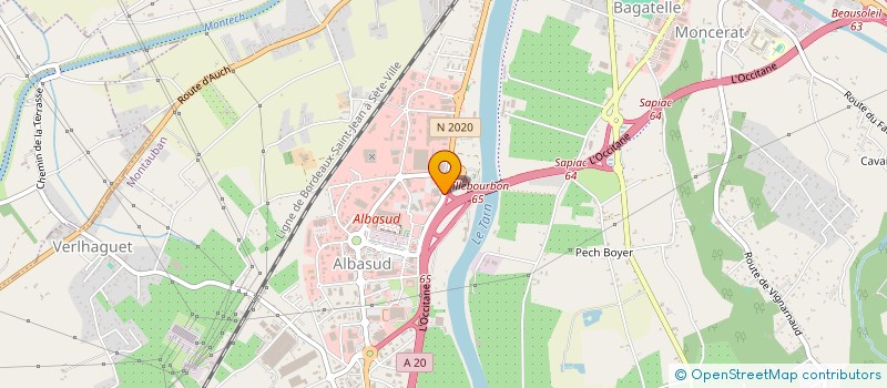 localisation de l'entreprise MONSIEUR PIERRE GARDETTE  MONTAUBAN