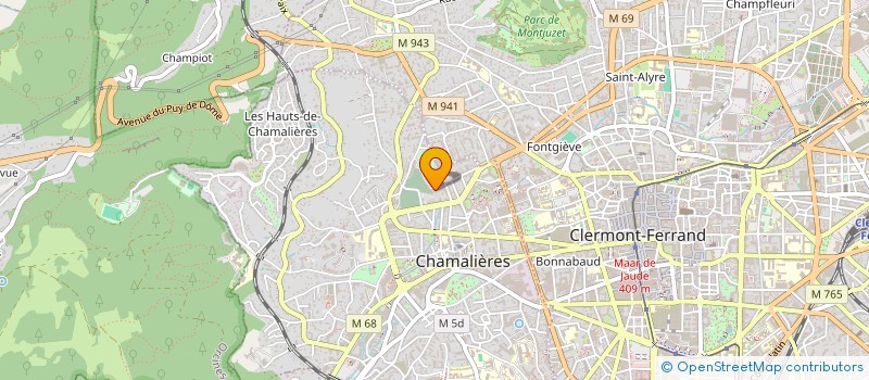 localisation de l'entreprise MONSIEUR PIERRE GARDON à CHAMALIERES