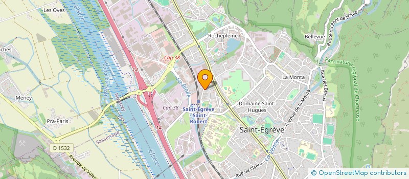 localisation de l'entreprise MONSIEUR PIERRE GARIBALDI  SAINT-EGREVE