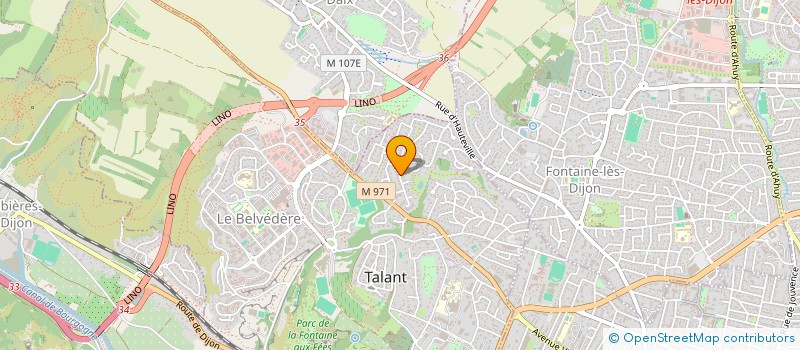 localisation de l'entreprise MONSIEUR PIERRE GARNIER à TALANT