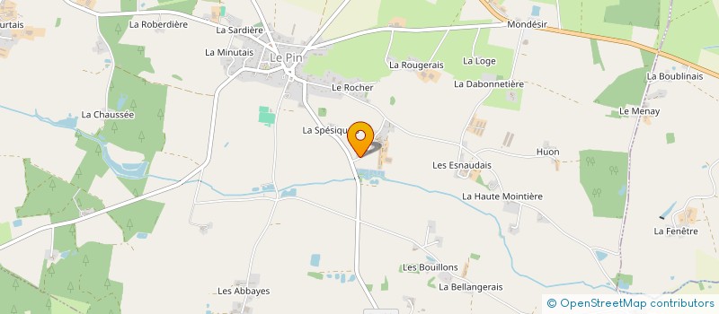 localisation de l'entreprise MONSIEUR PIERRE GARNIER  VALLONS-DE-L'ERDRE